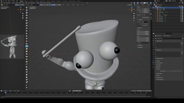 Sculpt January Day 2 - Magic Hat - Blender Timelapse #sculptjanuary #sculptjanuary2023 смотреть онлайн