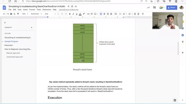 Simulating & troubleshooting StackOverflowError in Kotlin смотреть онлайн