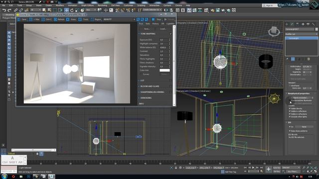 Источники света Corona Renderer