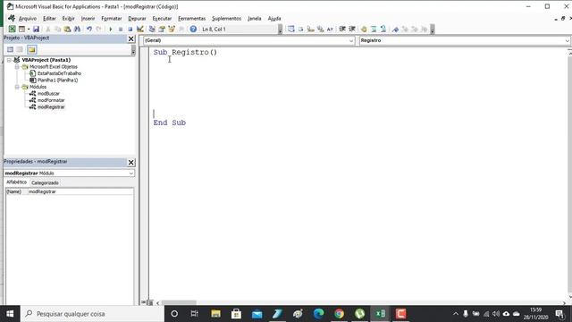 B74 EXCEL VBA BÁSICO 2020 MÓDULO: O QUE É? PARA QUE SERVE? ERRO 424 смотреть онлайн