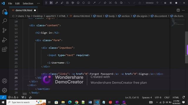 TASK 1 || Make a Hacker Login Form By Using HTML And CSS || смотреть онлайн