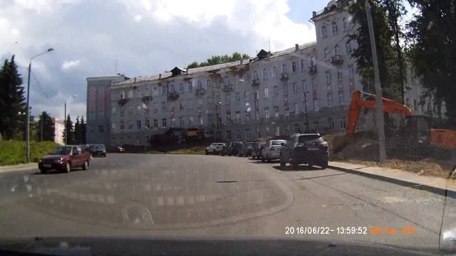 Владимир. Строительство Лыбедской магистрали. Развязка с Октябрьским проспектом. 22.06.16. смотреть онлайн