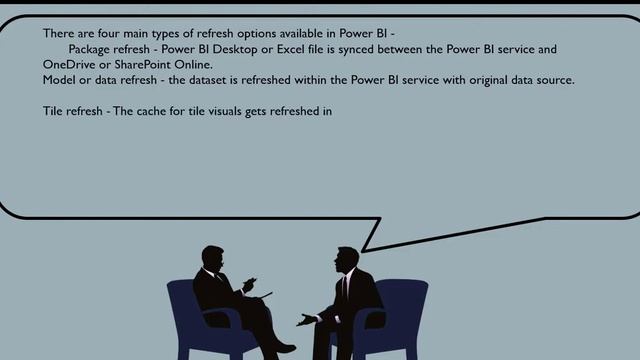 What Are The Different Types Of Refresh Options Available In Power BI?