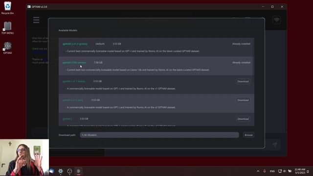 GPT4ALL on AMD 6800u - Local Chat GPT alternative on a handheld computer [Linux & Windows] смотреть онлайн