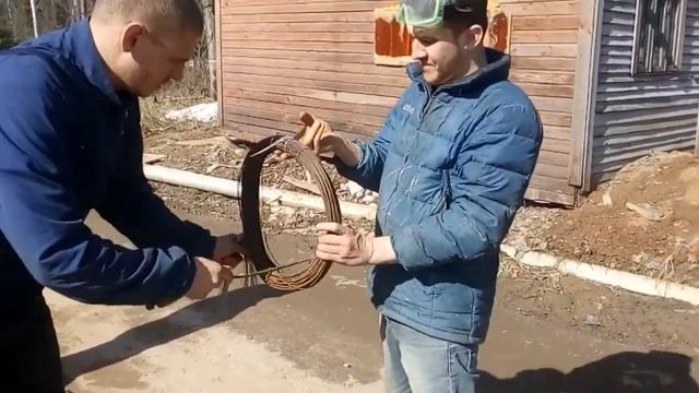 вязальная проволока/ заготовка / вязка арматуры крючком смотреть онлайн