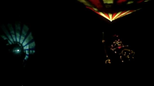 THE LASER SHOW In CAVALLINO MATTO, ITALY