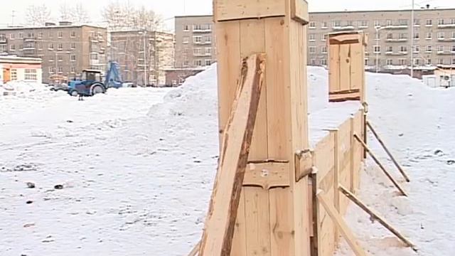Строительство снежного городка в Нижней Салде смотреть онлайн