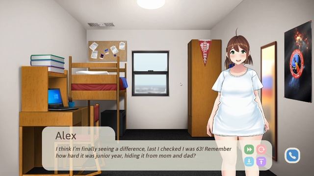 Forks: College Weight Gain Visual Novel (Part 5)