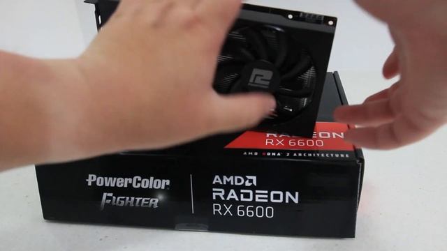 PowerColor Radeon RX 6600 Fighter 8GB RDNA 2 GPU Unboxing
