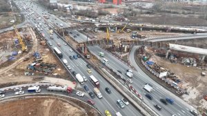 Развязка МКАД с Липецкой улицей и трассой М4 Дон