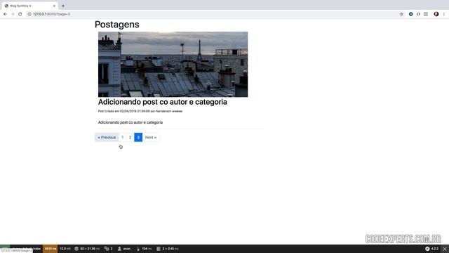 Symfony 4 - Bootstrap 4 na Paginação смотреть онлайн