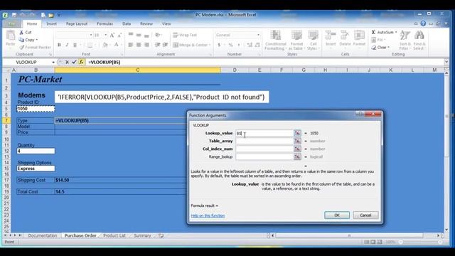 Using VLOOKUP and IFERROR in Excel смотреть онлайн