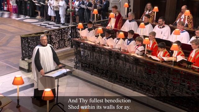 Christ is made the sure foundation Hymn - St Paul's Cathedral Platinum Jubilee Service смотреть онлайн