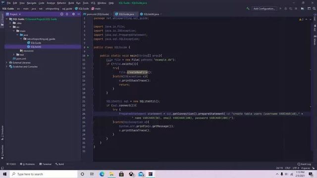 Java SQLite Guide смотреть онлайн