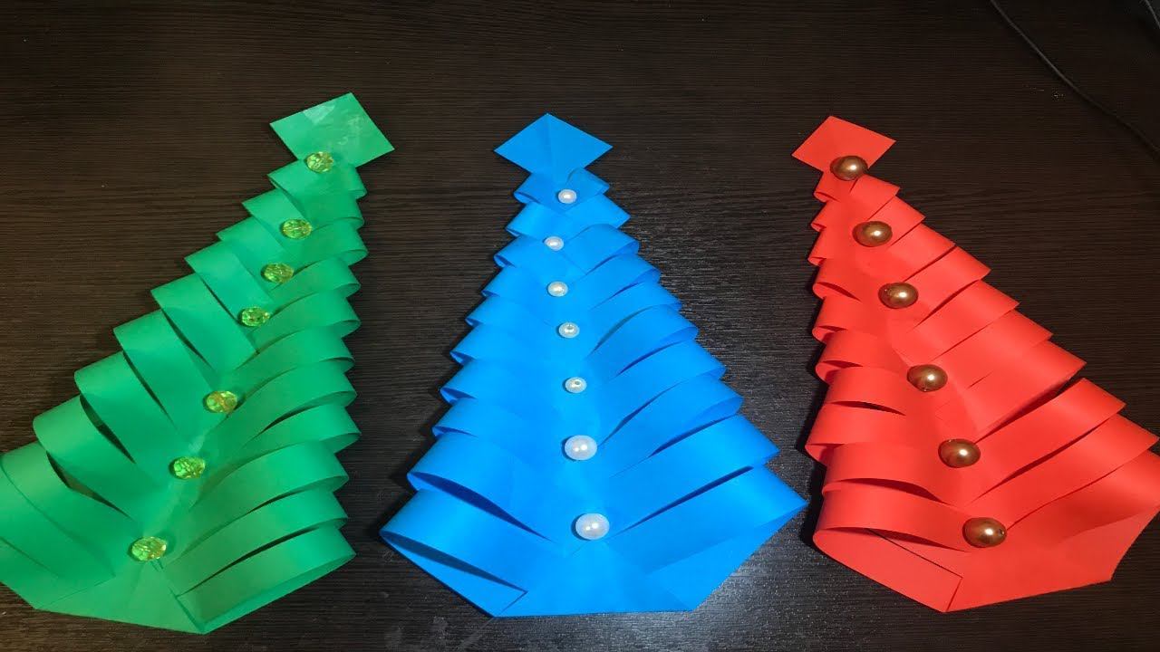 Очень простая ёлочка своими руками | Новогодние украшения | DIY Christmas Tree смотреть онлайн