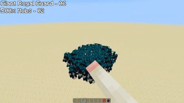 Giant Royal Guard Vs 500x Minecraft Mobs смотреть онлайн