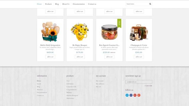 Elegant Gifts Shopify Theme eCommerce Template - 50768 смотреть онлайн