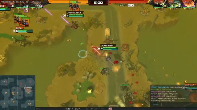 Airmech Strike 3v3 Sport87Recife Overkill2142 & LeAssassin Vs Apple738 Atyla & Python3 Map BioHaza смотреть онлайн