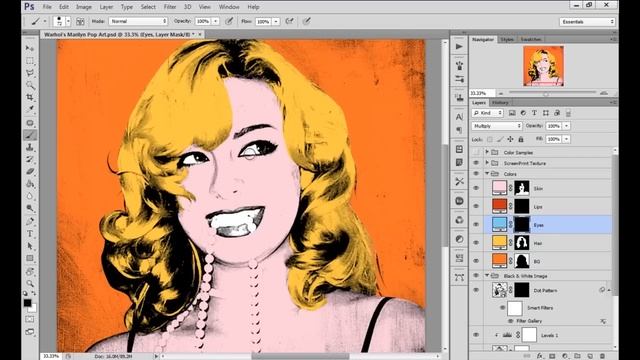 Warhol's POP ART - Photoshop Action Tutorial by TheAlikA смотреть онлайн