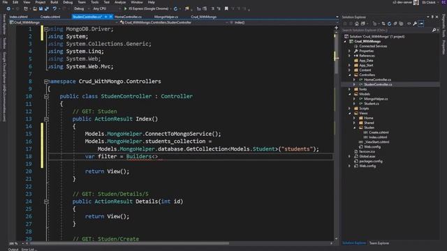 CRUD MongoDB Atlas using C# - part 3 - Read смотреть онлайн