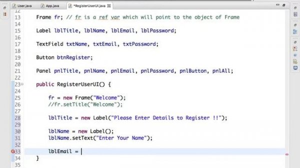 Java AWT Swing Tutorial