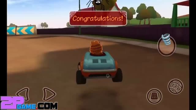 Garfield Kart Fast & Furry level 5 Walkthrough [IOS] смотреть онлайн