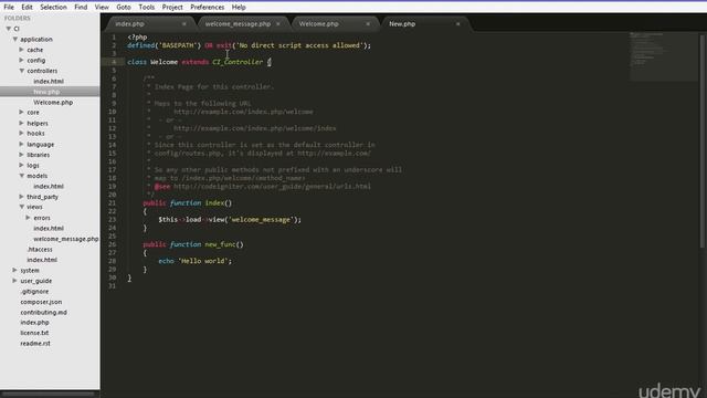 CodeIgniter Controller смотреть онлайн