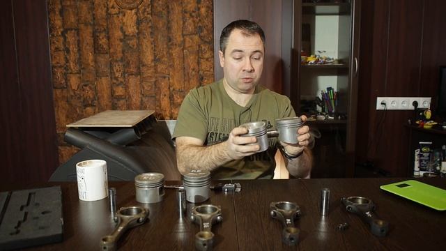 Audi сравнили поршни и шатуны, двс MC, WC, KU, DE turbo, попали на Белаз смотреть онлайн