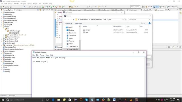 Integration of JMeter with Selenium смотреть онлайн