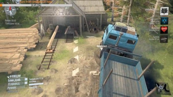 Spintires: MudRunner Карта «Волшебный козёл/Maps Magic Goat» версия 08.04.18г. автор:Vitargan177
