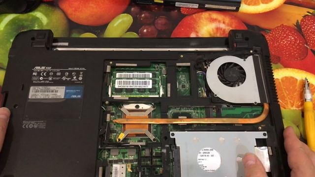 ASUS K52F. Чистка и upgrade смотреть онлайн