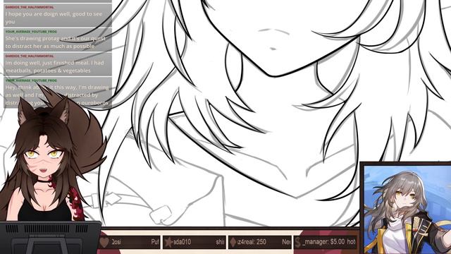 Drawing Honkai:Star Rail Trailblazer смотреть онлайн