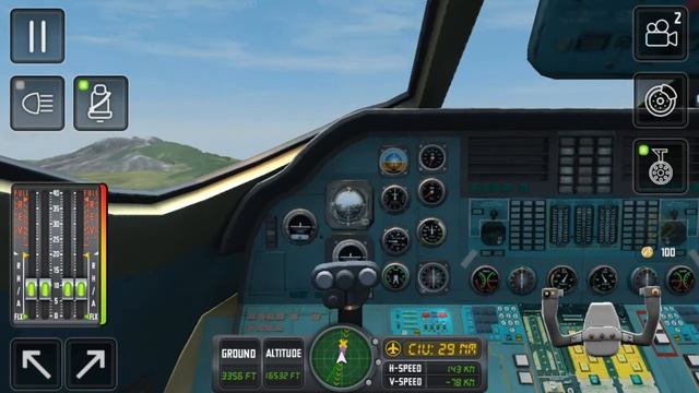 Playing Flight Sim 18 simulator: New Airplane. Perfect Landing смотреть онлайн