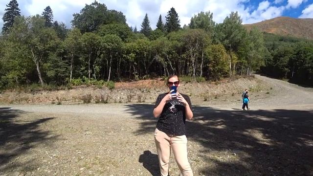 Горы России, Домбай сентябрь 2020, Чучхурские водопады смотреть онлайн