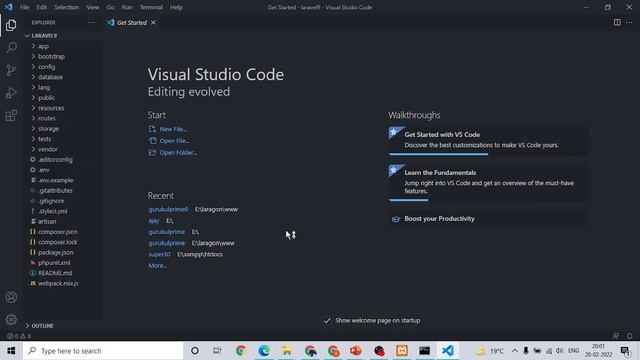 Laravel 9- Installing Laravel 9 смотреть онлайн