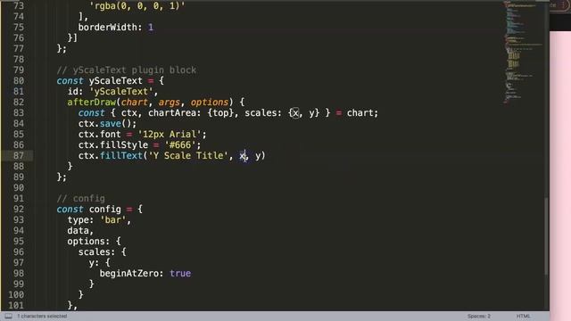 How to Place Y Scale Title Above Scale in Chart js смотреть онлайн