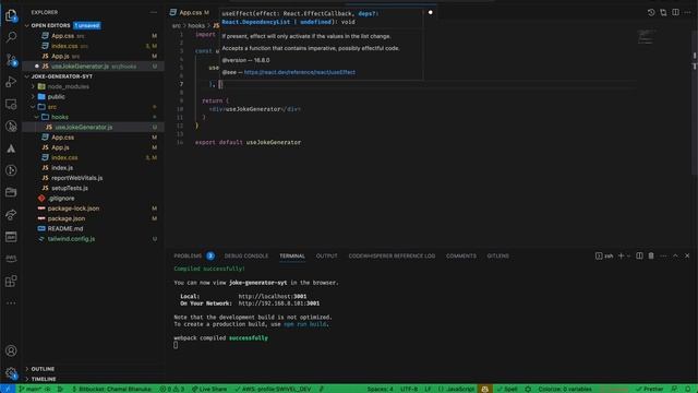 Create Your First Custom Hooks- React Tutorial смотреть онлайн