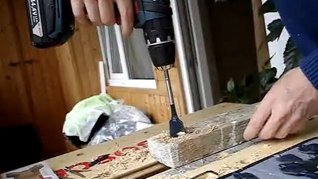 Bosch GSB 14.4-2-LI Lightseries, тестирование, Ч-7: перьевые сверла