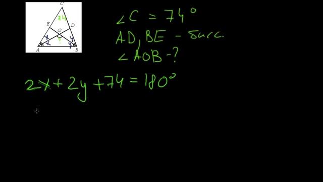 6. В треугольнике ABC проведены биссектрисы AD и BE смотреть онлайн