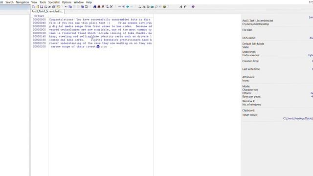 WINHEX digital forensics for Scrambled bits смотреть онлайн