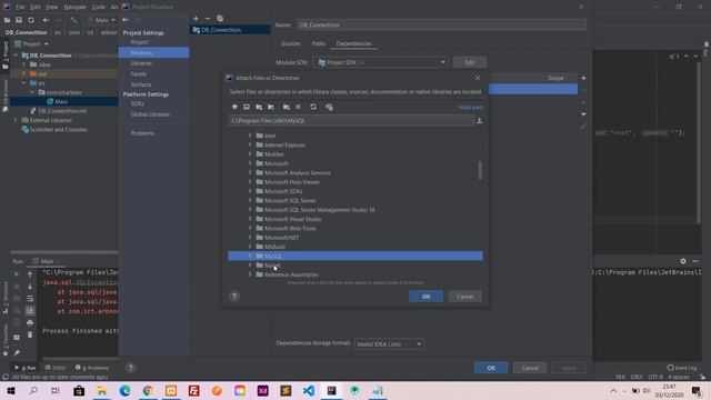 IntelliJ database connection error: java.sql.SQLException: No suitable driver found. SOLVED смотреть онлайн