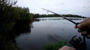 Середина сентября/Карьер/Ловим щуку/Два спиннинга KAIDA HOOLIGAN 5-20-240/Приманки железо