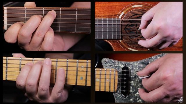 left handed, guitar chord theory 1 - Major & minor chord structure, triads, inversions смотреть онлайн