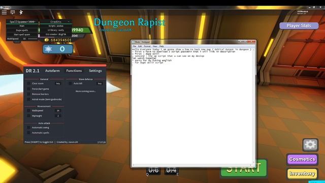 Dungeon Quest|Orbital Output Op Script + Dupe Spell ( Work In All Kind Of Dungeon ) смотреть онлайн