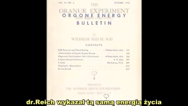 Wilhelm Reich I Energia Orgonu PL
