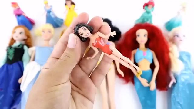 Looking for Disney Princess Dresses DIY Miniature Ideas for Barbie Wig, Dress, Faceup, and More! DI смотреть онлайн