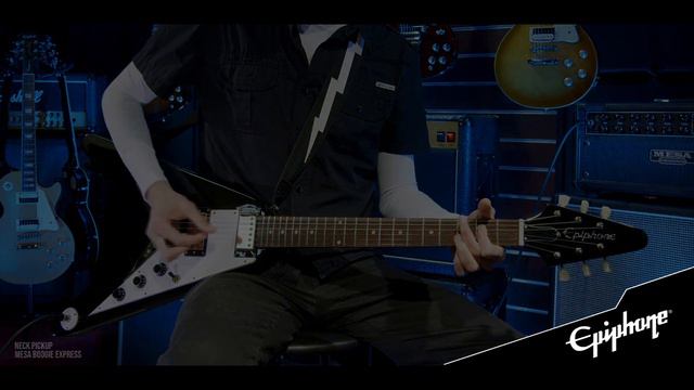 Epiphone FLYING V sound & review смотреть онлайн