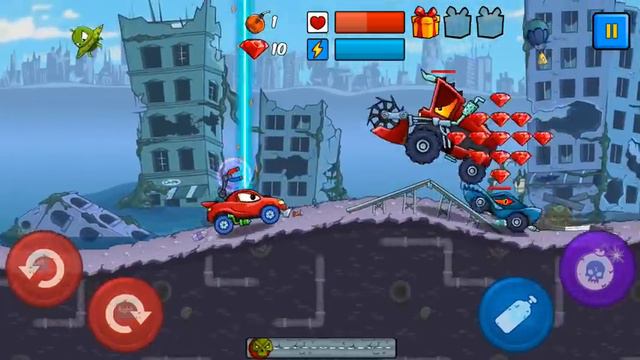 Хищные машины #3 - car east car Мультик игра для детей смотреть онлайн
