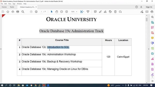 Oracle Database 19c Administration Track смотреть онлайн