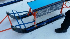 обзор раскладные сани для мотобуксировщика